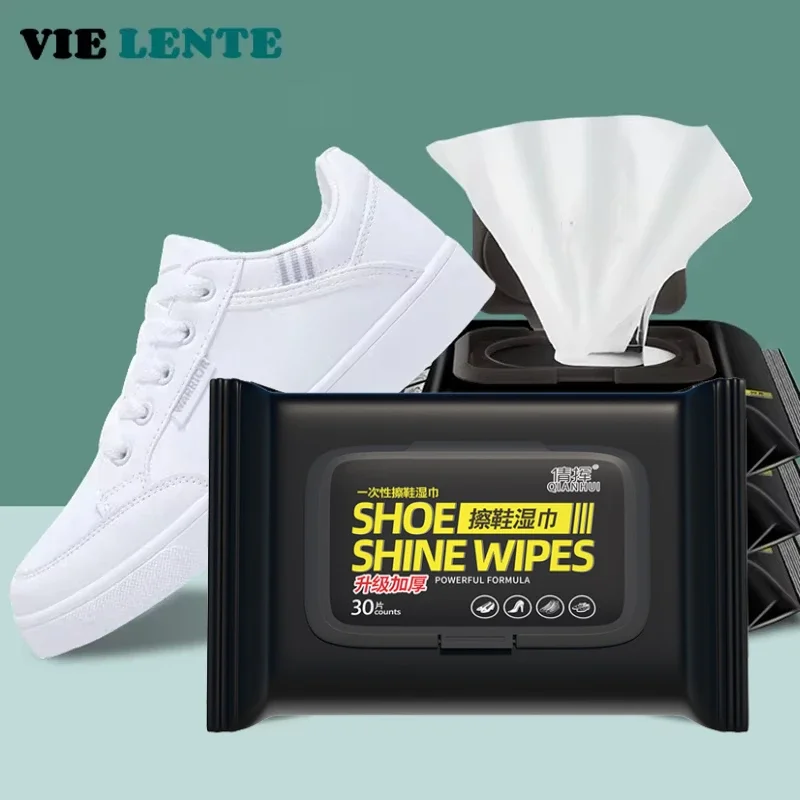 Sneaker Cleaner - 12-60 sztuk jednorazowe buty czyste chusteczki
