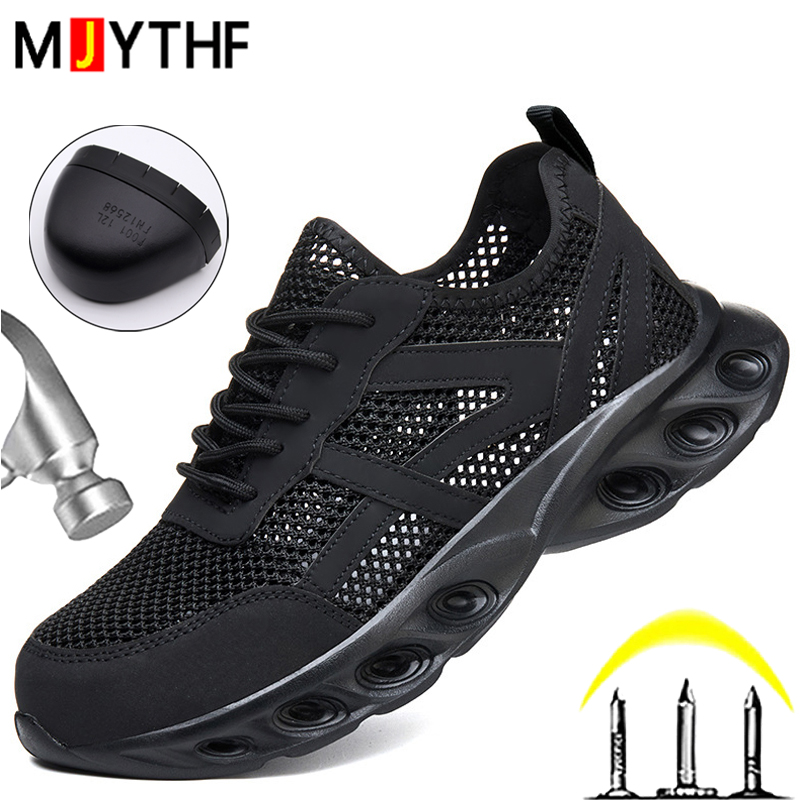 Sneakers Care - Oddychające męskie buty robocze ochronne, lekkie