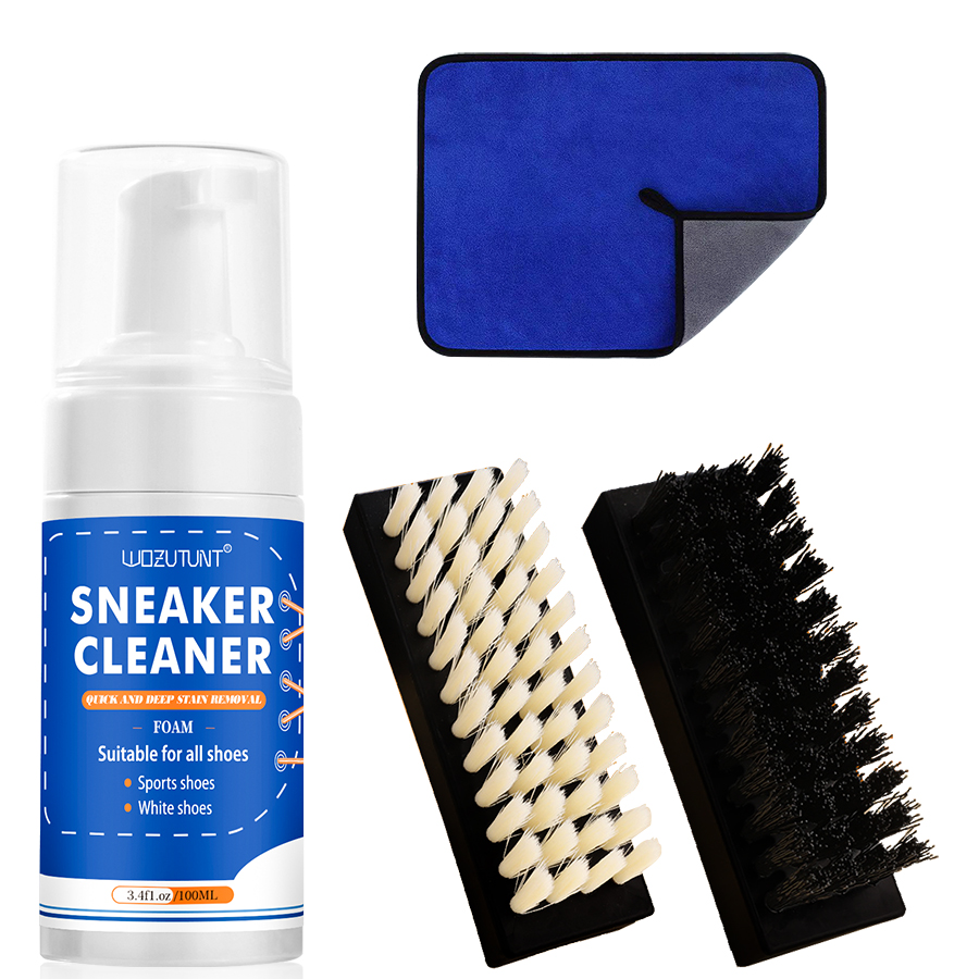 Sneaker Care Foam - Zestaw do czyszczenia białych butów do