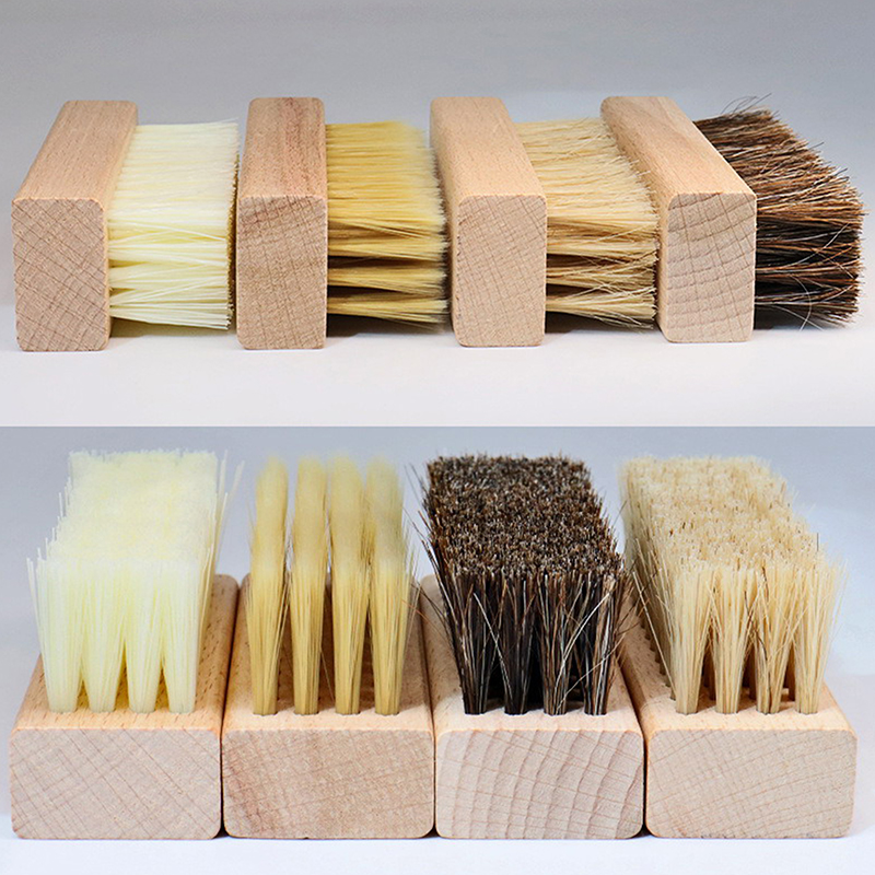 Sneaker Care Cleaning Kit - Przydatna szczotka do butów z drewnianą