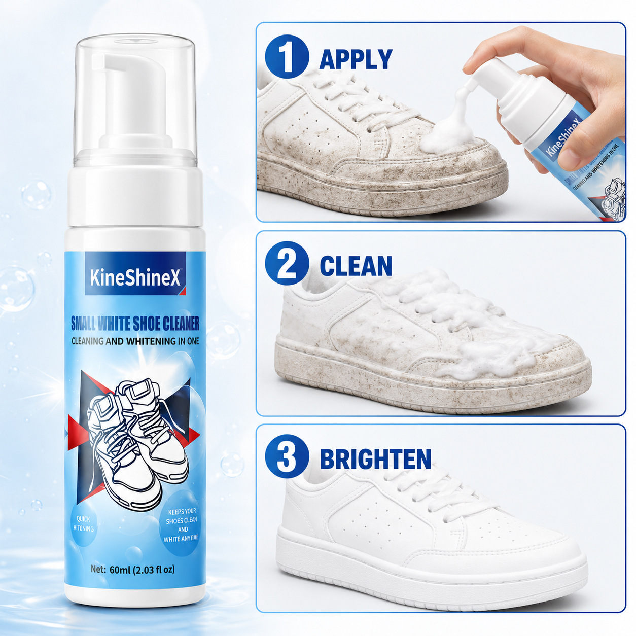 Zestawy do czyszczenia obuwia  – Sneaker Care Foam recenzja i cena